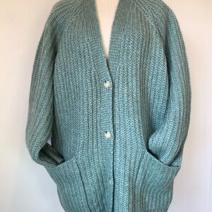Vince Seafoam Knit Cardigan Sweater
